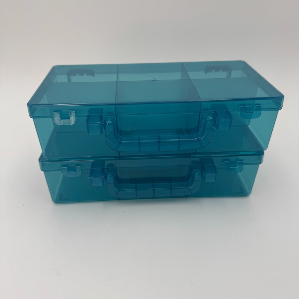 Horizon Group USA Blue Snackle Box 6 Compartment Organizer 2 Pack